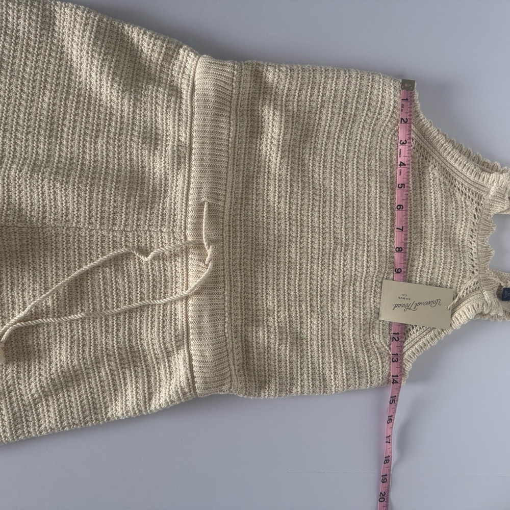 NWT Universal Thread Cream Crochet Sleeveless Romper Women’s Size XS - Picture 12 of 13
